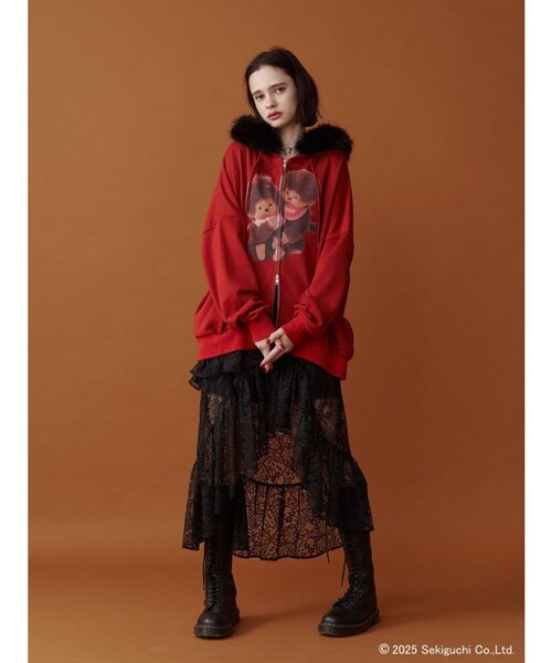 monchhichi×jouetie】ファードッキングZIPフーディ｜マークスタイラー