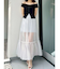 チュールティアードスカート