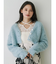 【WEB限定カラーあり】シャギークロップドカーディガン