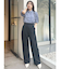 basicストレートパンツ