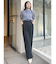 basicストレートパンツ