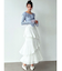 アシンメトリーティアードスカート