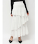 アシンメトリーティアードスカート
