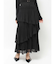 アシンメトリーティアードスカート
