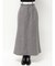 ウエストレイヤードナロースカート