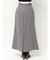 ウエストレイヤードナロースカート