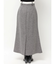 ウエストレイヤードナロースカート