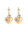 ポイントビジューハートピアス