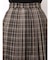 オリジナルチェックプリーツレイヤードスカート