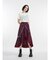リボンステッチアシメスカート【セットアップ対応】