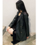 カフスレースフェイクレザージャケット