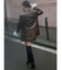 カフスレースフェイクレザージャケット