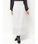 レースレイヤードナロースカート