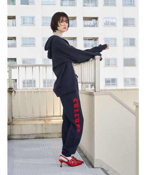 【国内即発】   スウェットパンツ fhjqs6872egrey NEW ERA?×jouetie】ロゴスウェットパンツ｜マークスタイラー