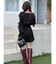 シフォンラッフルブラウス