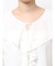 シフォンラッフルブラウス