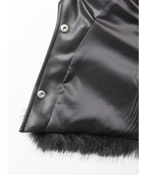 GGスライダーライダースファーベスト｜マークスタイラーアウトレットの