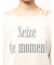 Seize the momentオフショルリボンニットトップス