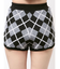 アーガイルニットショートパンツ