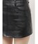 フェイクレザースカートライクショートパンツ