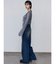 ラッフルハングクロップドブラウス