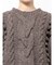 ルーズスリーブケーブルニット