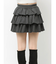 スウェットティアードミニスカート