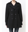 ベルト付きタイトファーコート