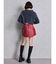 URBAN EDGEフェイクレザーユーティリティースカートライクショートパンツ