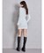 ZIPミニシャギーニットワンピース