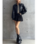 【TINY】fake leatherショートブルゾン