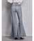 ハイウエストleg lengthフレアデニムパンツ