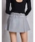 belt designプリーツスカートライクショートパンツ