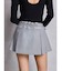 belt designプリーツスカートライクショートパンツ