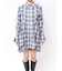 シャツイレフレアミニワンピース