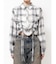 ドロストショートGRUNGEチェックシャツ