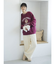 透かし編みニットパンツ