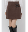 【セットアップ対応】ヘアリーミニスカート