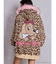 GYDA×GALFY bijou logo leopard BIG パーカー