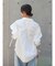 ギャザーデザインルーズシャツ
