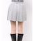 プリーツニットミニスカート