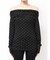 ドットパターンオフショルトップス