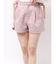 ベロアリボンショートパンツ【セットアップ対応】