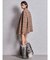 ラメmaterialチェスターコート