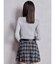 ベルトSETチェックプリーツスカートライクショートパンツ
