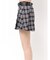ベルトSETチェックプリーツスカートライクショートパンツ