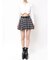 ベルトSETチェックプリーツスカートライクショートパンツ