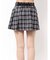 ベルトSETチェックプリーツスカートライクショートパンツ
