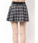 ベルトSETチェックプリーツスカートライクショートパンツ