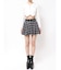 ベルトSETチェックプリーツスカートライクショートパンツ